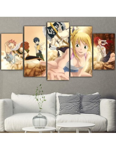 Cadre Géant Fairy Tail Lucy Tableau Toile de technologie