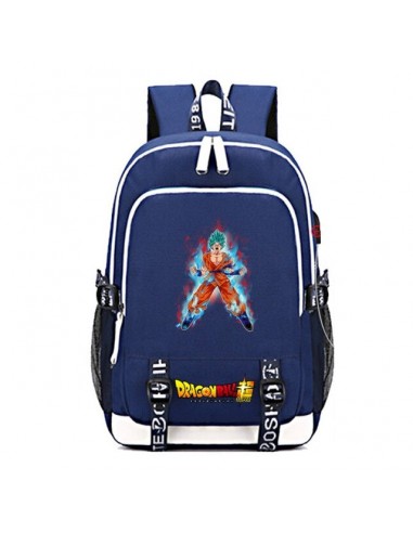 Cartable Goku Blue Kaioken Sac À Dos Dragon Ball ou a consommer sur place