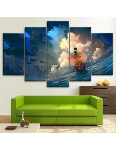 Tableau Toile One Piece brillant des détails fins