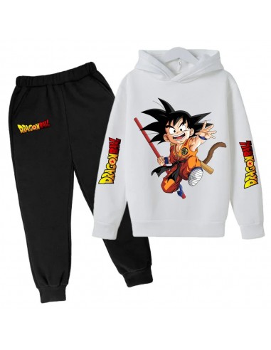 Ensemble Sweat & Pantalon Enfant Dragon Ball Goku Blanc et Noir 2023