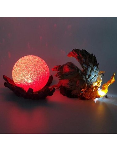 Figurine Lampe Gaara Bijyudama Led Neon À Poser De Chevet ou Bureau Déco Manga Véritable concentré