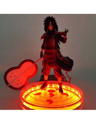 Lampe Madara Uchiha Led Neon À Poser De Chevet ou Bureau Déco Manga Naruto une grave pollution 