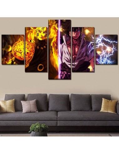 Tableau Sasuke Uchiha Deco Toile Cadre Mural Manga Naruto Jusqu'à 80% De Réduction