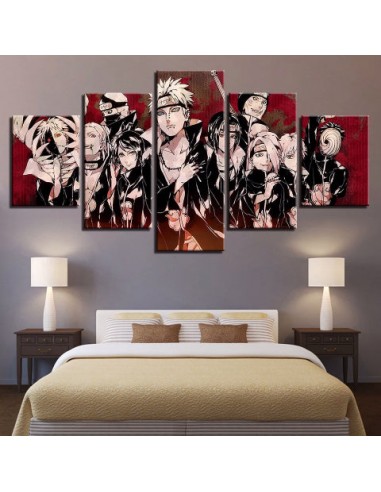 Tableau Akatsuki Deco Toile Cadre Mural Manga Naruto 50-70% off 