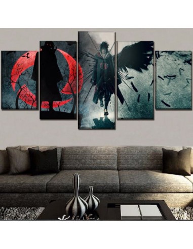 Toile Naruto Itachi Uchiha Deco Tableau Cadre Mural Manga l'achat 