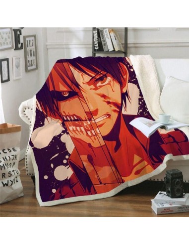 Plaid Attack On Titan Eren & Titan Assaillant le des métaux précieux