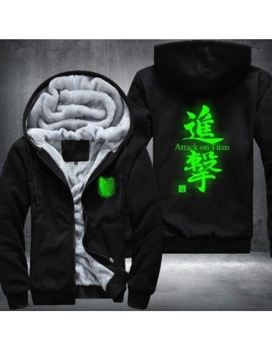 Veste Attack on Titan Fluo Vert (4 coloris) les ligaments