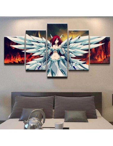 Tableau Fairy Tail Erza Cadre Toile Voir les baskets